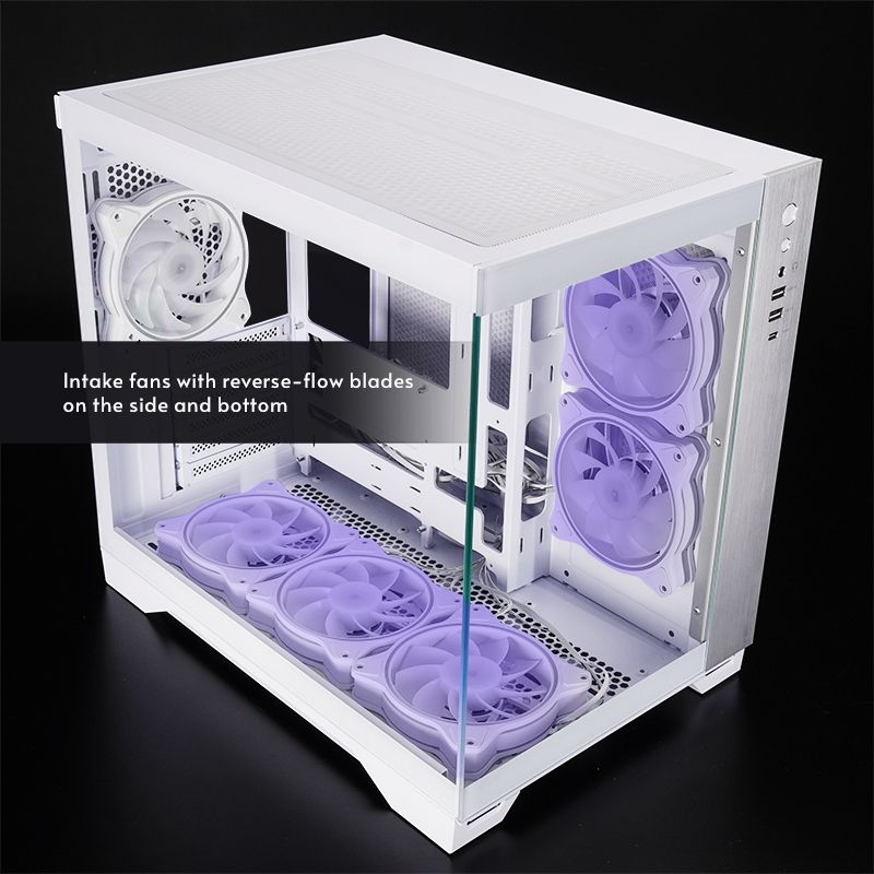 Корпус Chieftec VISIO GM-30W-TG-OP ATX, без БЖ, White (GM-30W-TG-OP)