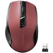 Мишка UGREEN 2.4GHz MU006 бездротова, Bluetooth, 4000dpi., 4кн.,Silence Design, Червона (25752)
