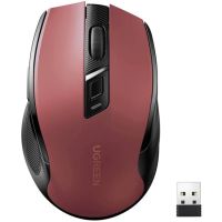 Мишка UGREEN 2.4GHz MU006 бездротова, Bluetooth, 4000dpi., 4кн.,Silence Design, Червона (25752)