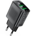 Зарядний пристрій 2xUSB 12W (2xUSB-A) A86 Black Acefast (6974316283270)