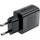 Зарядний пристрій 2xUSB 12W (2xUSB-A) A86 Black Acefast (6974316283270)
