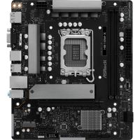 AsRock H810M-X (1851/H810, 2*DDR5, PCIex16, HDMI/DP/VGA, 4xSATA, M.2, 2.5Glan, 7.1ch, mATX) (H810M-X)