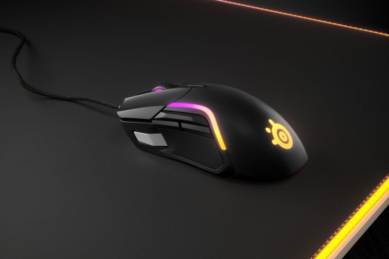 Мишка SteelSeries Rival 5, RGB, 18000dpi., 9кн., чорна (62551)