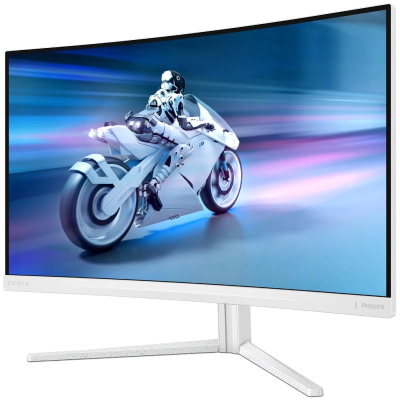 TFT 27" Philips 27M2C5501, QHD 2K, Fast VA, вигнутий, 180Гц, 2хHDMI, DP, HAS, білий (27M2C5501/00)