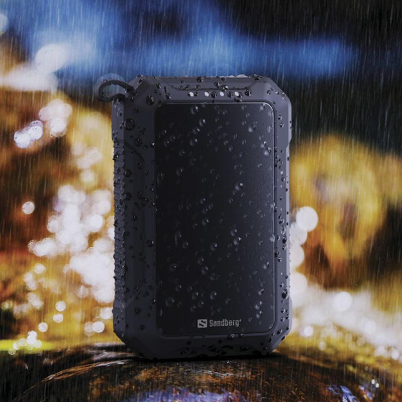 УМБ Sandberg 10000mAh Hand Warmer з обігрівачем рук 2A, USB, Type-C in, PowerThru, LED ліхтар 1W (420-65)