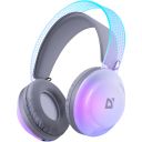 Гарнітура Defender FreeMotion B651 Bluetooth+3,5мм+USB-C, RGB White (63651)