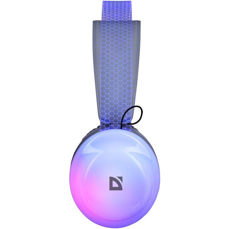 Гарнітура Defender FreeMotion B651 Bluetooth+3,5мм+USB-C, RGB White (63651)