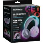 Гарнітура Defender FreeMotion B651 Bluetooth+3,5мм+USB-C, RGB White (63651)