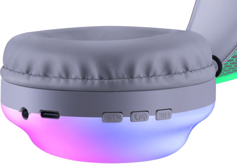 Гарнітура Defender FreeMotion B651 Bluetooth+3,5мм+USB-C, RGB White (63651)