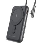 УМБ Choetech Magnetic Wireless 10000mAh 20W PD USB-C In/Out,Qi-15W,build-in cabel  Black (B735-CCBK)