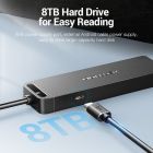 Хаб USB 2.0 -> 4xUSB 2.0, 0.15м, Black Vention (CHMBB)