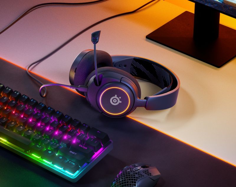 Ігрова гарнітура SteelSeries Arctis Nova 3 RGB Black MultiPlatform (61631)