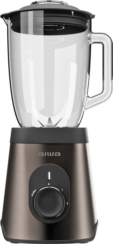 Блендер AIWA Saberu 1500 стаціонарний 1500Вт/ 2 швидк./ TURBO/ чаша для змішування 1500мл/ коричневи (ATB1500)