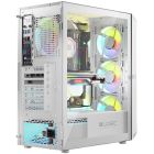 Корпус LogicConcept PORTOS MESH+GLASS ARGB fans 4x120mm WHITE без БЖ ATX (AT-PORTOS-20-0000000-0002)
