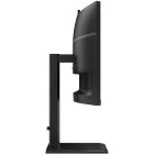 TFT 34" AOC CU34E4CW, WQHD, VA, 120Гц, вигн., 2xHDMI, DP, USB-C, RJ-45, USB-hub,cam,HAS, кол.,чорний (CU34E4CW)