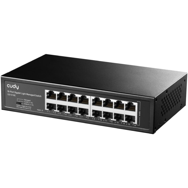 Комутатор Cudy , 16-Port Gigabit Easy-Managed Switch (GS1016E)