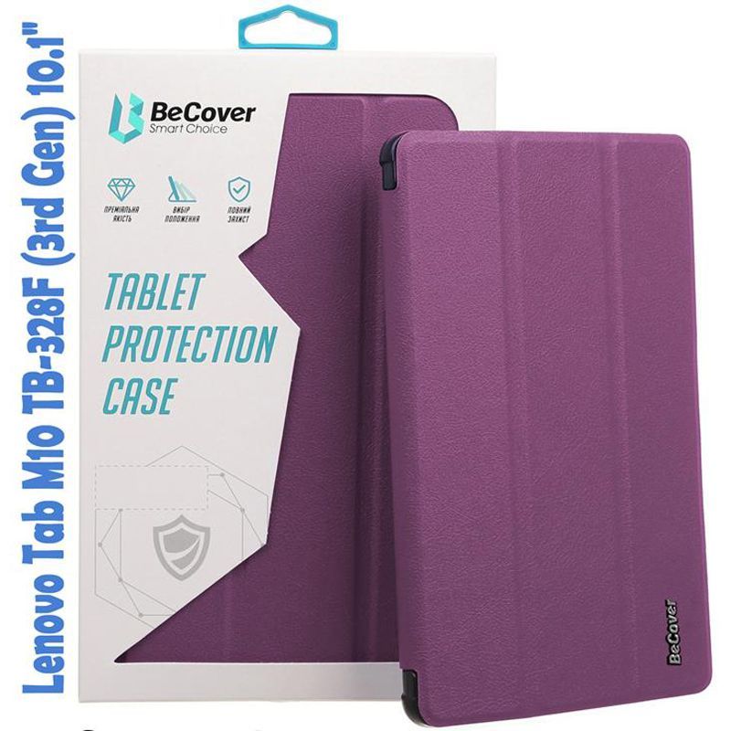 Чехол-книжка BeCover Smart для Lenovo Tab M10 TB-328F (3rd Gen) 10.1" Purple (708285)