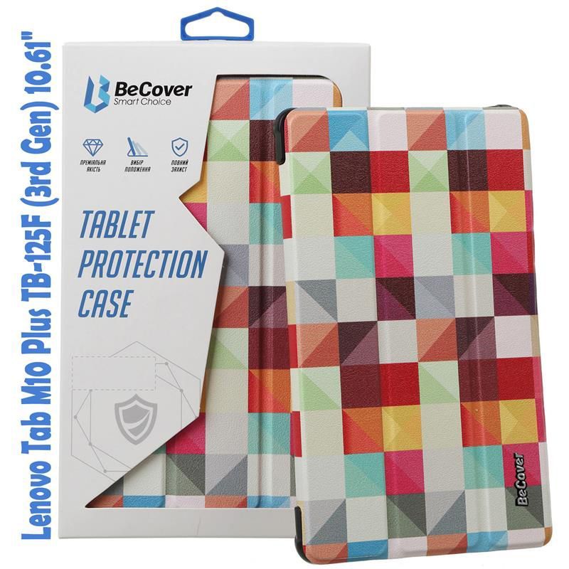 Чехол-книжка BeCover Smart для Lenovo Tab M10 Plus TB-125F (3rd Gen)/K10 Pro TB-226 10.61" Square (708319)