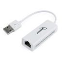Мережевий адаптер Gembird USB - Fast Ethernet, білий (NIC-U2-02)