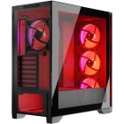 Корпус Modecom VOLCANO EXPANSE S ARGB 4x140mm fans MIDI USB 3.0x2+TYPE-C BLACK без БЖ ATX (AT-EXPANSE-SG-10-000000)