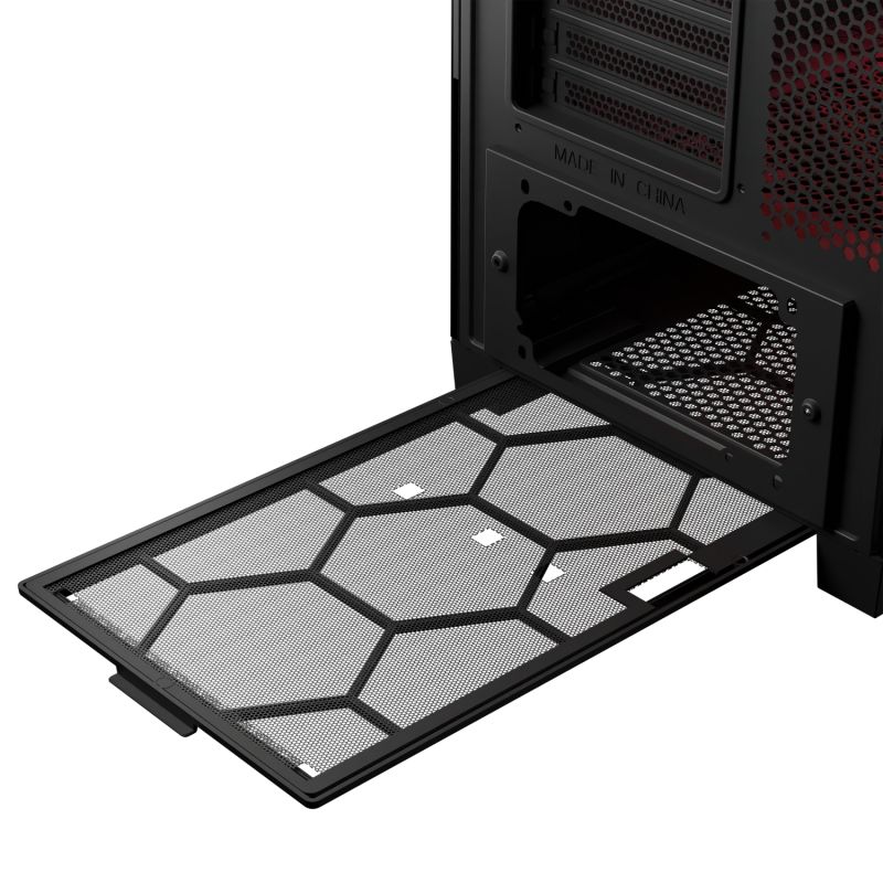 Корпус Modecom VOLCANO EXPANSE S ARGB 4x140mm fans MIDI USB 3.0x2+TYPE-C BLACK без БЖ ATX (AT-EXPANSE-SG-10-000000)