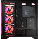 Корпус Modecom VOLCANO EXPANSE S ARGB 4x140mm fans MIDI USB 3.0x2+TYPE-C BLACK без БЖ ATX (AT-EXPANSE-SG-10-000000)