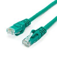 Патч-корд UTP Atcom RJ45, Cat.6, мідь, 0.5 м, зелений (9501)