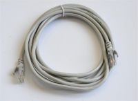 Патч-корд литий, UTP, RJ45, Cat.5e, 3m, сірий (4718)