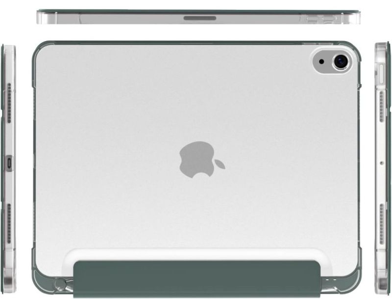 Чохол-книжка BeCover Soft Edge з кріпленням Apple Pencil для Apple iPad Air (4/5) 2020/2022 10.9" Dark Green (711120)