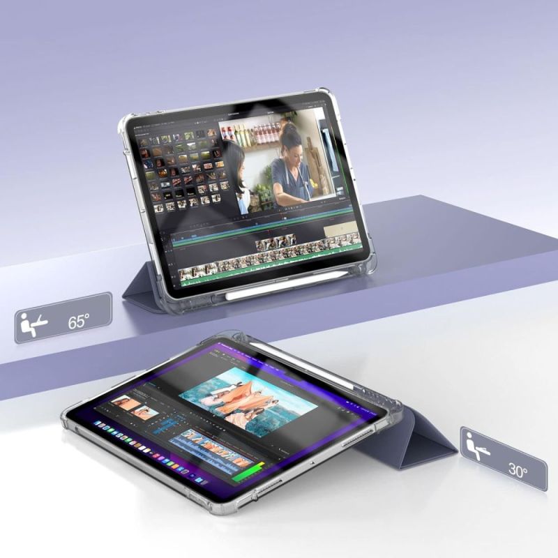 Чeхол-книжка BeCover Soft Edge с креплением Apple Pencil для Apple iPad Air (4/5) 2020/2022 10.9" Purple (711124)