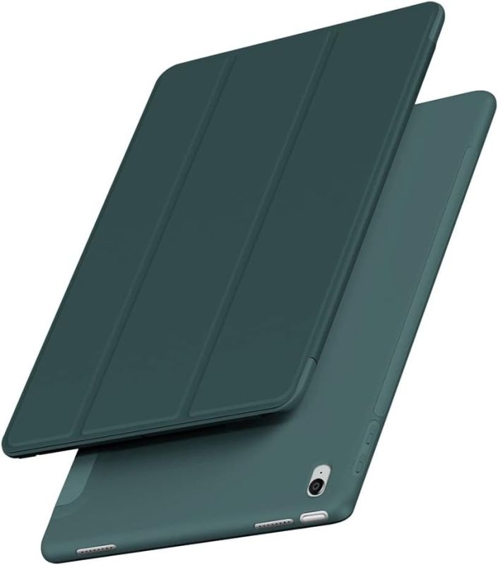 Чохол-книжка BeCover Tri Fold Soft TPU Silicone для Apple iPad Air (4/5) 2020/2022 10.9" Dark Green (711130)