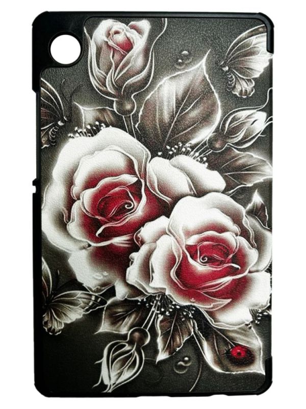 Чeхол BeCover Smart Case для Samsung Galaxy Tab A9 SM-X115 8.7" Black Rose (711266)