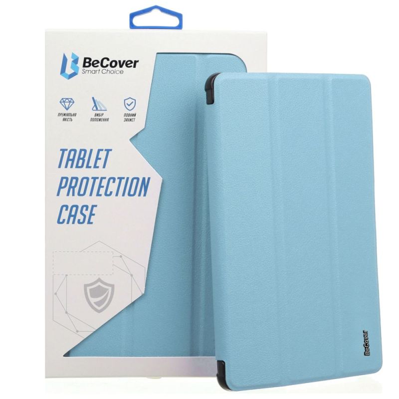 Чeхол BeCover Tri Fold Soft TPU с креплением Apple Pencil для Apple iPad Air 11" M2 2024 Light Blue (711403)