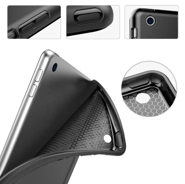 Чeхол BeCover Tri Fold Soft TPU Silicone для Apple iPad Air 11" M2 2024 Black (711405)