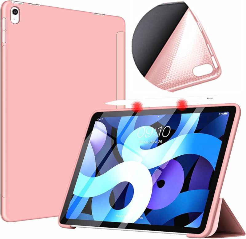 Чeхол BeCover Tri Fold Soft TPU Silicone для Apple iPad Air 11" M2 2024 Pink (711410)