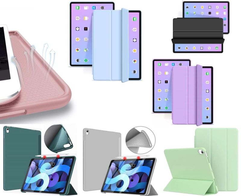 Чeхол BeCover Tri Fold Soft TPU Silicone для Apple iPad Air 11" M2 2024 Pink (711410)