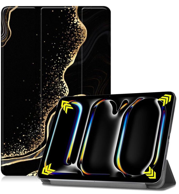 Чeхол-книжка BeCover Smart Case для Apple iPad Pro 11" M4 2024 Black Abstraction (711630)