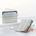 Чeхол-книжка BeCover Soft Edge TPU с креплением Apple Pencil для Apple iPad Air 11 M2 2024 11" Gray (711705)