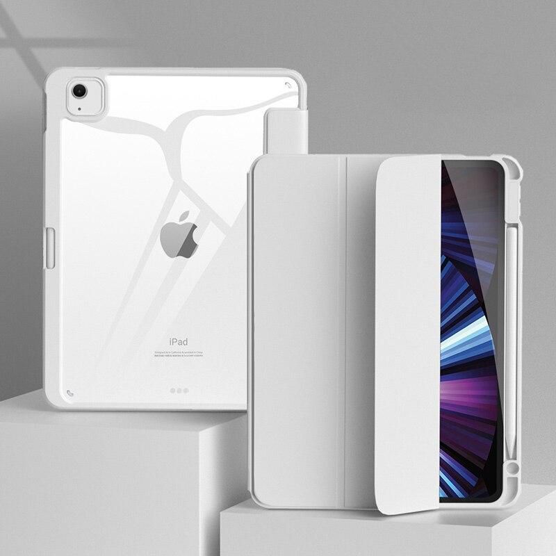 Чeхол-книжка BeCover Soft Edge TPU с креплением Apple Pencil для Apple iPad Air 13" M2 2024 Gray (711712)