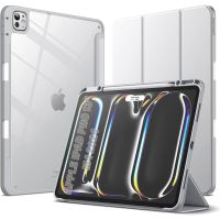 Чeхол-книжка BeCover Soft Edge TPU с креплением Apple Pencil для Apple iPad Pro 13" M4 2024 Gray (711718)