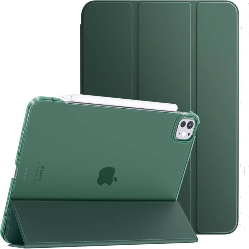 Чeхол-книжка BeCover Tri Fold Hard для Apple iPad Pro 11" M4 2024 Dark Green (711727)