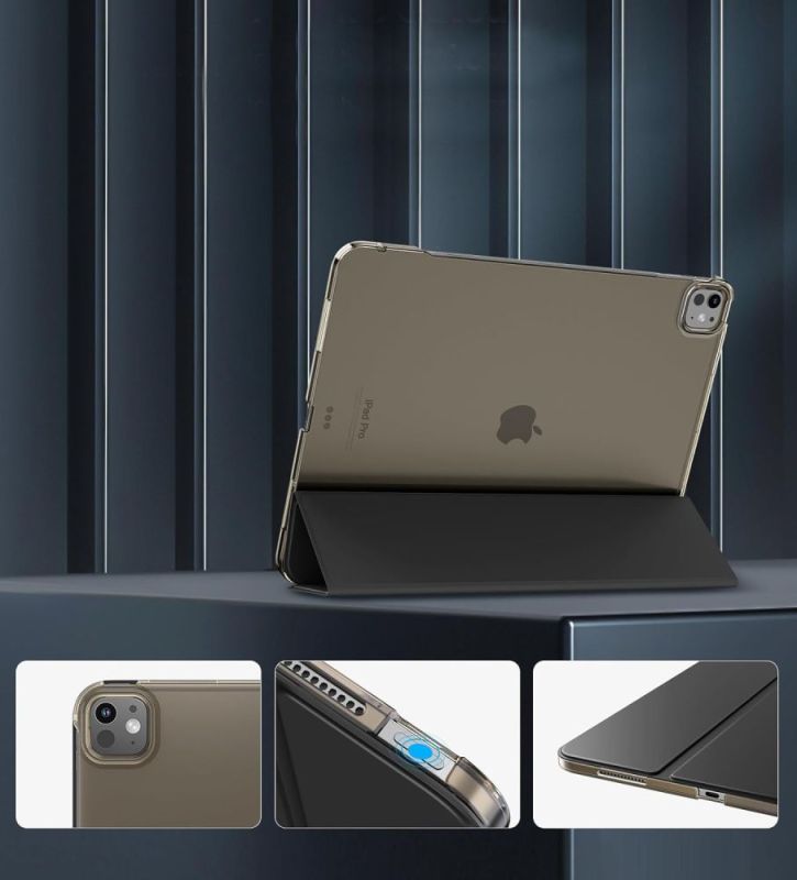 Чeхол-книжка BeCover Tri Fold Hard для Apple iPad Pro 13" M4 2024 Black (711730)