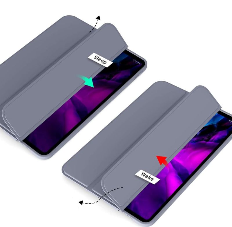 Чeхол-книжка BeCover Tri Fold Soft TPU Silicone для Apple iPad Air 13" M2 2024 Purple (711743)