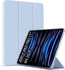 Чохол-книжка BeCover Tri Fold Soft TPU Silicone для Apple iPad Pro 11" M4 2024 Light Blue (711748)