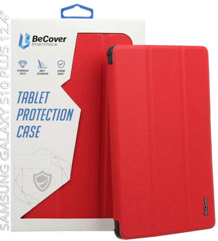 Чехол-книжка BeCover Smart Case для Samsung Galaxy Tab S10 Plus SM-X820/SM-X826 Red (712238)