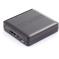 Адаптер PowerPlant HDMI - VGA+R/L, чорний (CA911493)