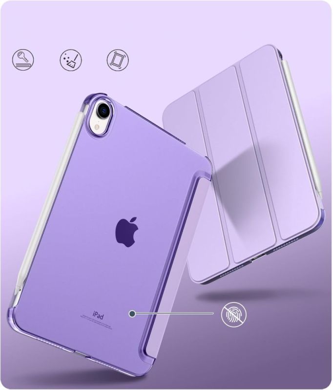 Чeхол-книжка BeCover Tri Fold Hard для Apple iPad Mini 7 2024 8.3" Purple (712455)