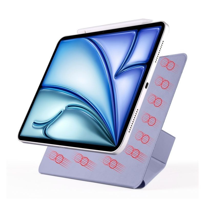 Чехол-книжка BeCover Ultra Slim Origami Magnetic для Apple iPad mini 7 (2024) Deep Purple (712950)