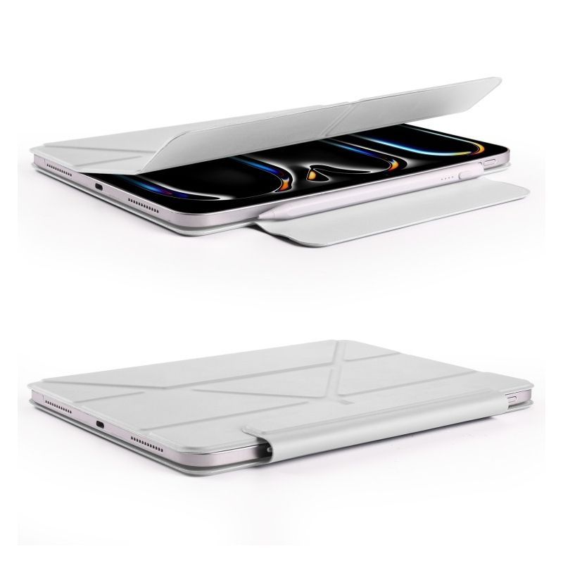 Чохол-книжка BeCover Ultra Slim Origami Magnetic для Apple iPad Pro 11 M4 (2024) Gray (712962)