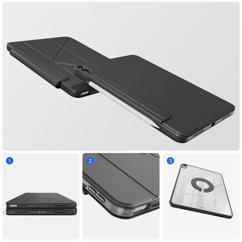 Чехол-книжка BeCover Ultra Slim Origami Flex для Apple iPad Air 11 M2/M3 (2024/2025) Black (712975)